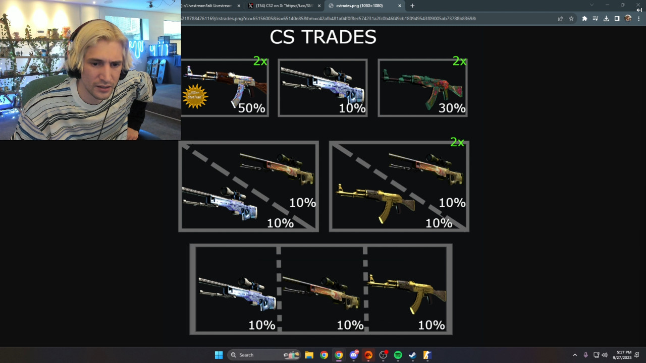Counter-Strike 2 หนึ่งในสตรีมเมอร์ชื่อดัง xQc ฉลองการเปิดเกมแบบจัดหนัก ...