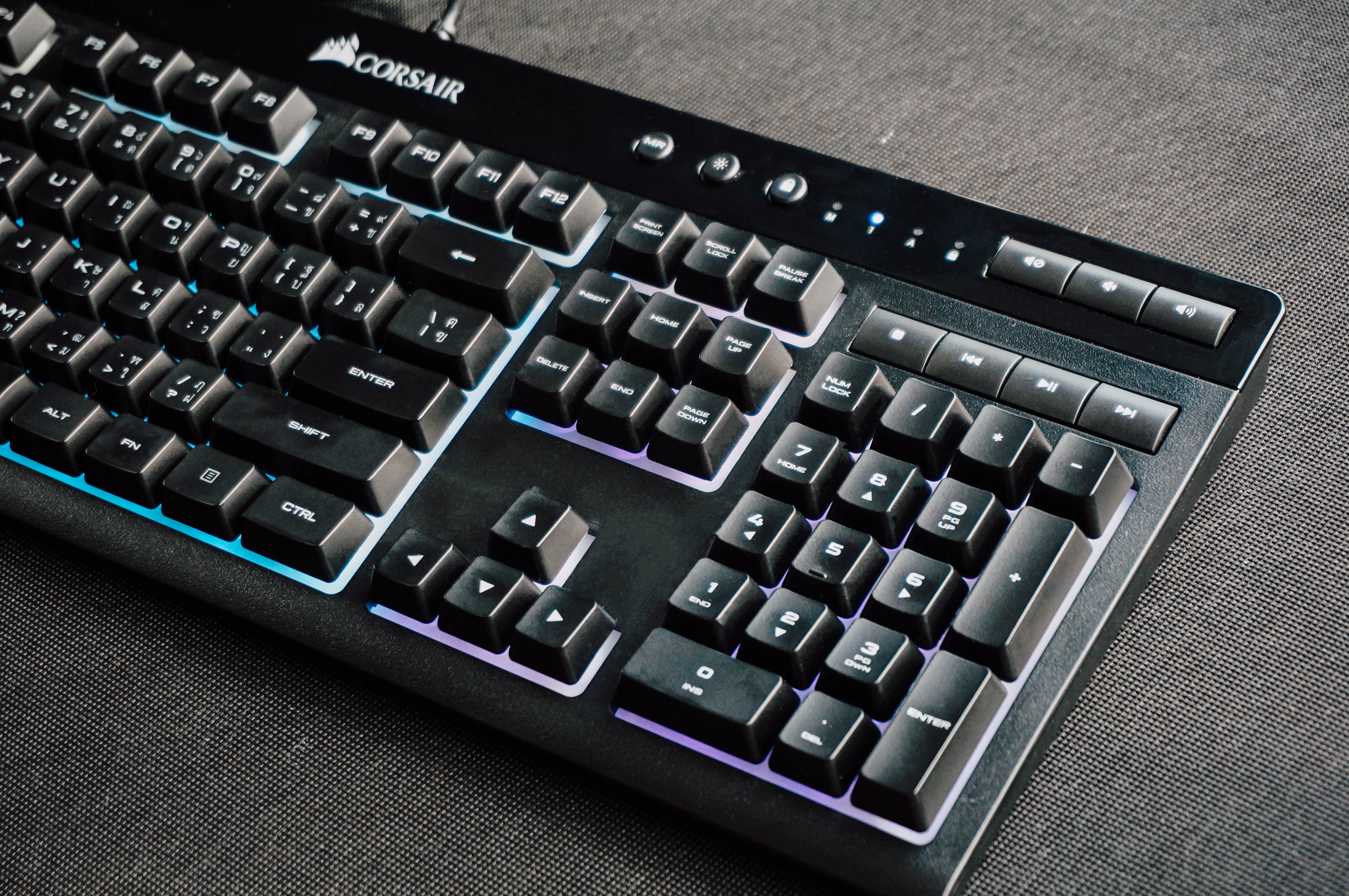 Настройка клавиатуры corsair k55