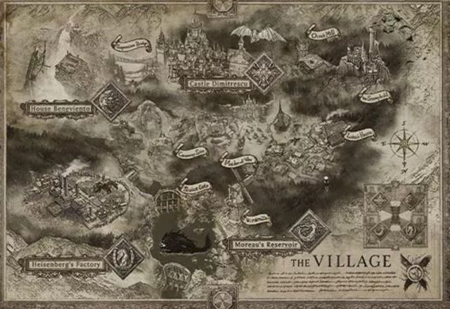 village treasure map resident evil 4