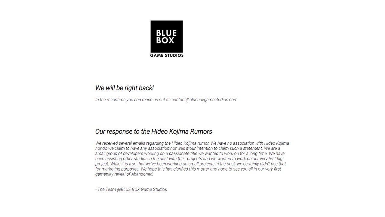 Blue Box Respond