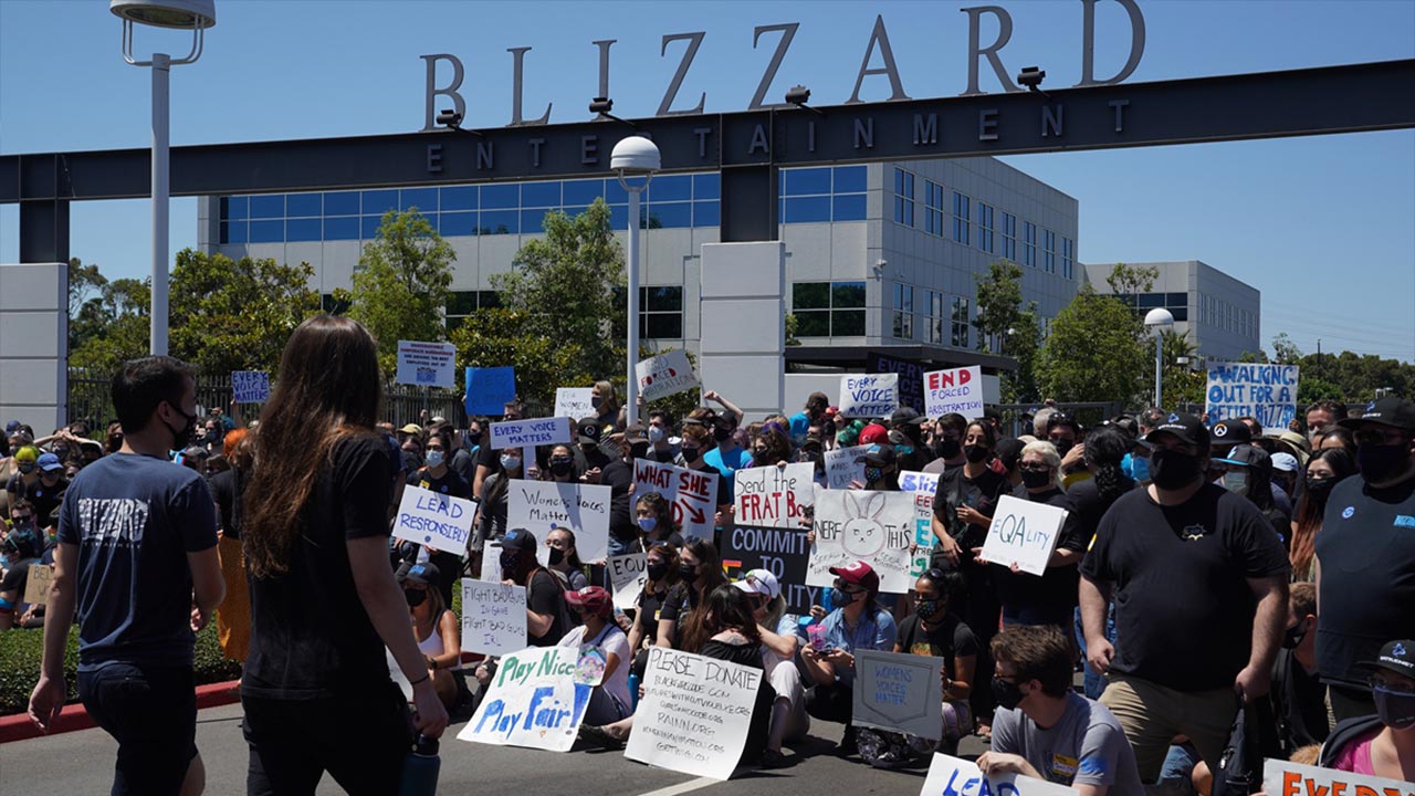 Blizzard Protest