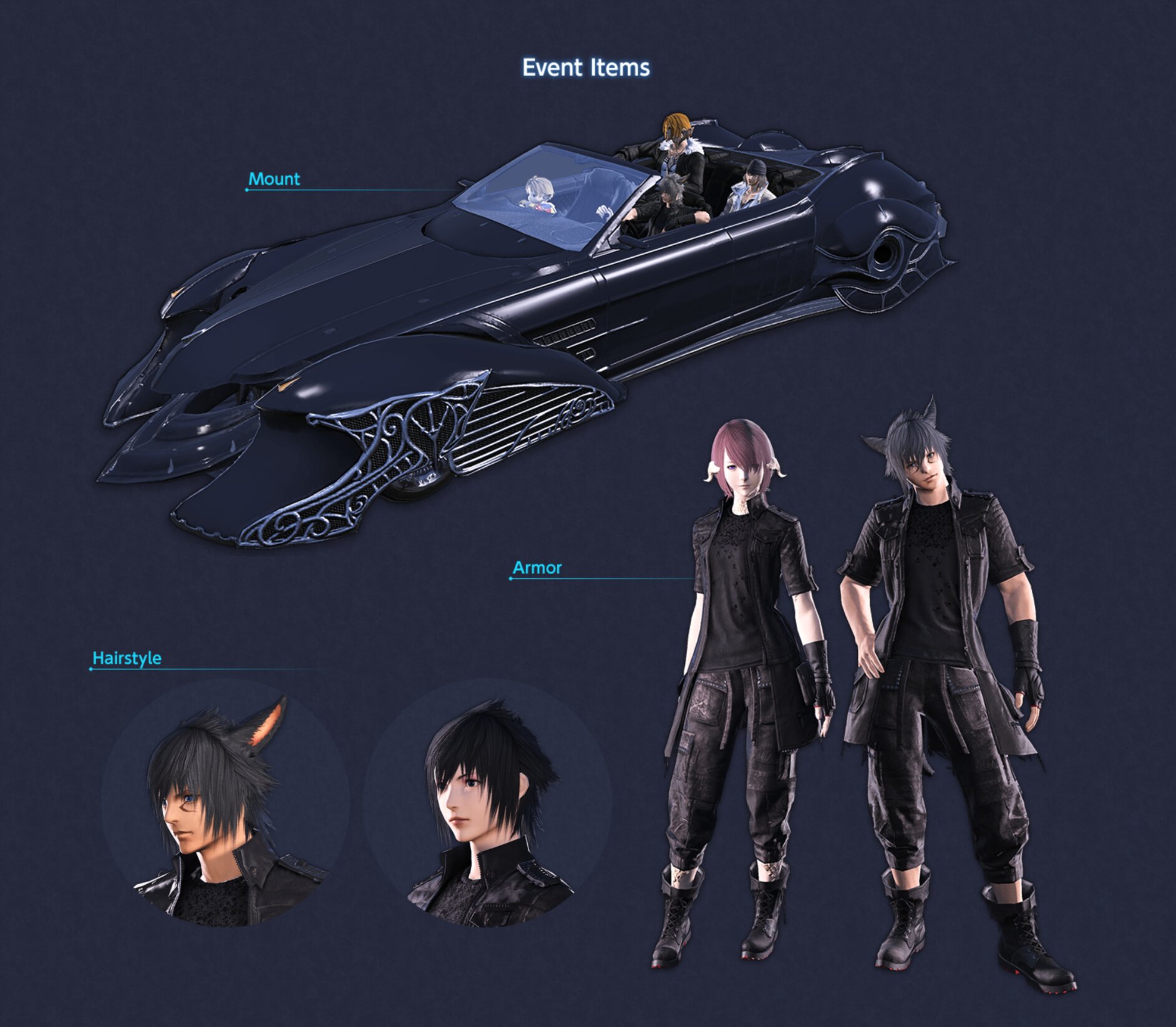 Final Fantasy 14 Final Fantasy 15 Nocturne To   Rewards Ffxiv Collaboration Ffxv 2021 Regalia Costume Set Noctis 210906 173456 