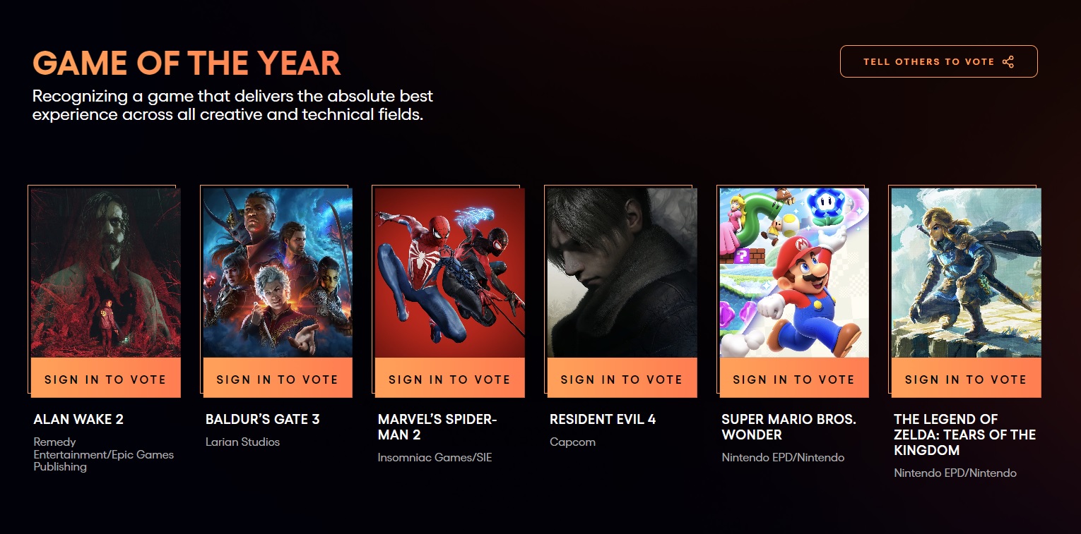 TheGameAwards nominees for BEST ONGOING game are: 🔸 Apex Legends