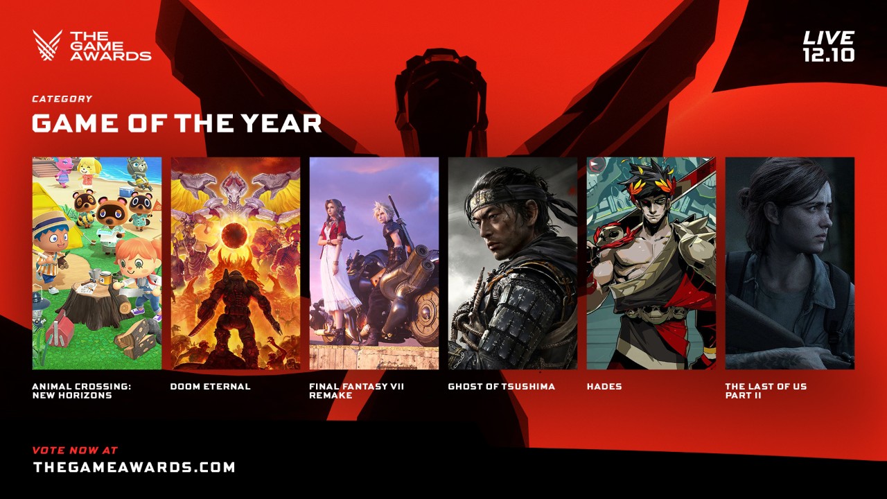 The Game Awards ประกาศรายชื่อผู้เข้าชิง Game of the Year 2020 4Gamers
