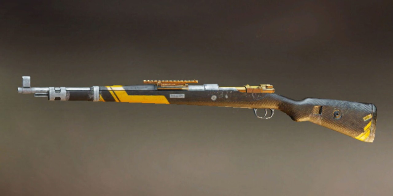 yellow-stripes-kar98k pubg Mobile