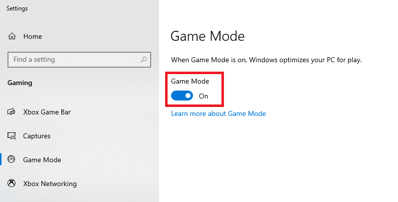 Game Mode có thể tăng tối đa 5% FPS trên một số PC, laptop đó!