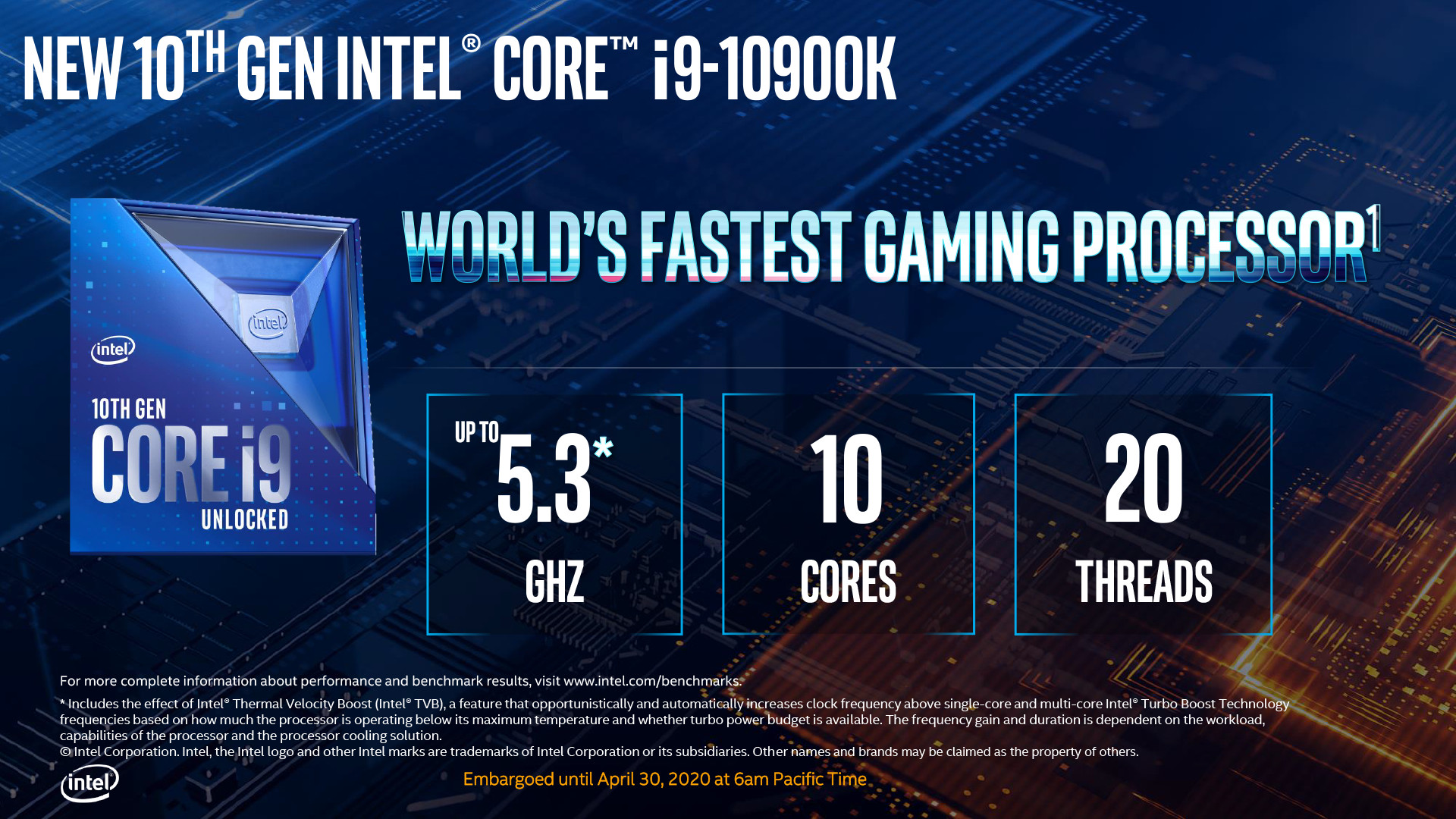 Intel 第 10 代 Core 桌面處理器