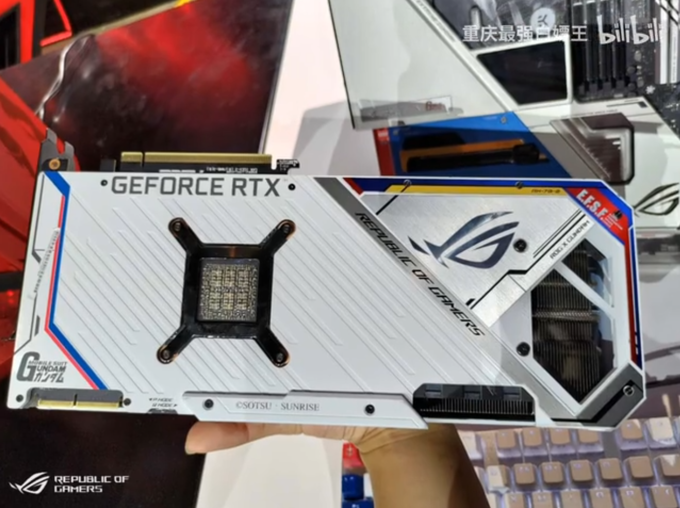 ROG Strix GeForce RTX 3090 顯示卡 GUNDAM Edition 機動戰士鋼彈聯名款