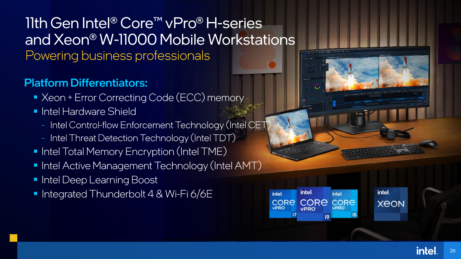 Tiger Lake-H 11th Gen Intel Core H-series processors