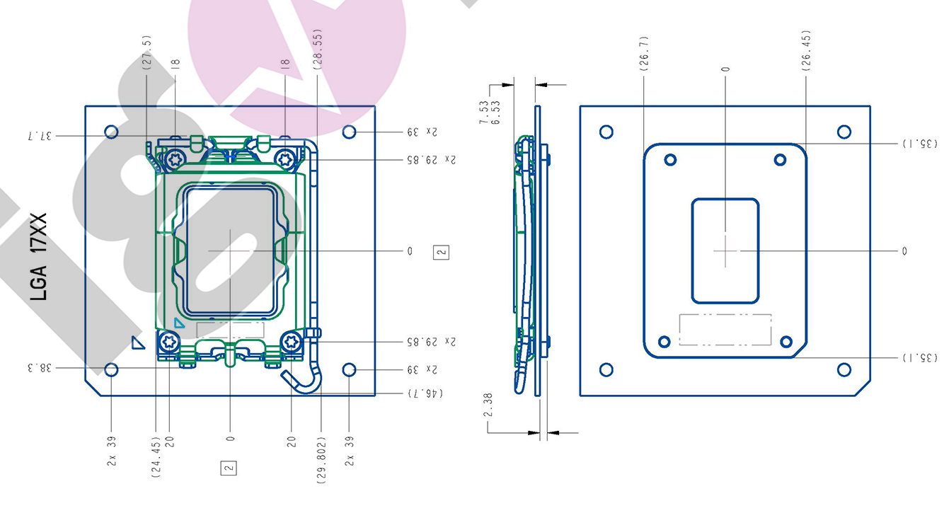 Intel LGA1700 socket Spec