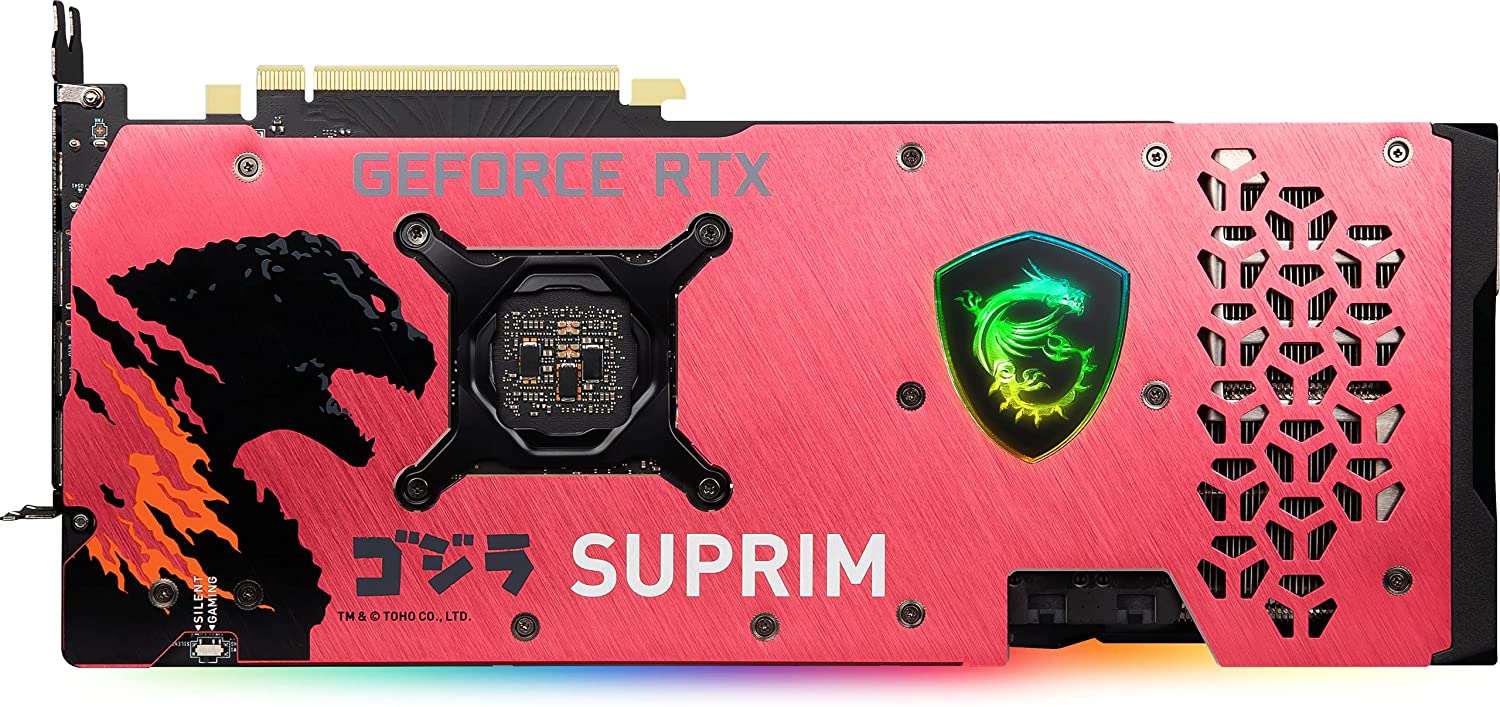 MSI GeForce RTX 3070 SUPRIM SE GODZILLA Edition 哥吉拉限量款顯卡