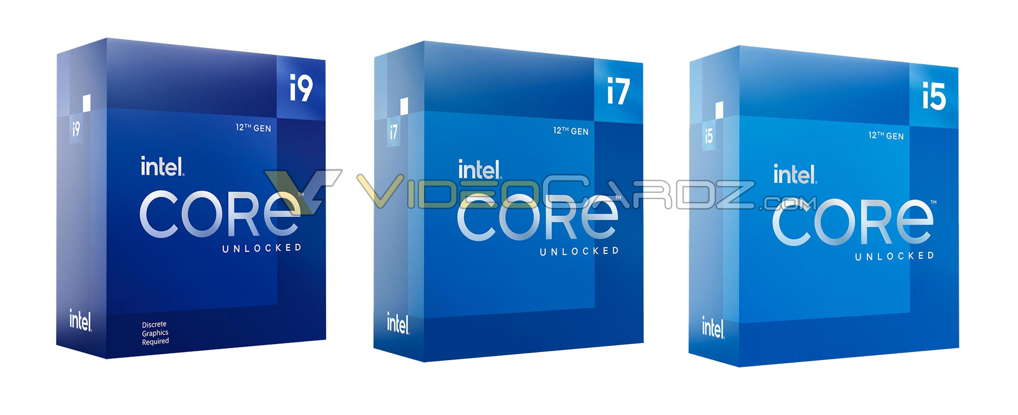 Intel 12th Gen Core Alder Lake Packaging