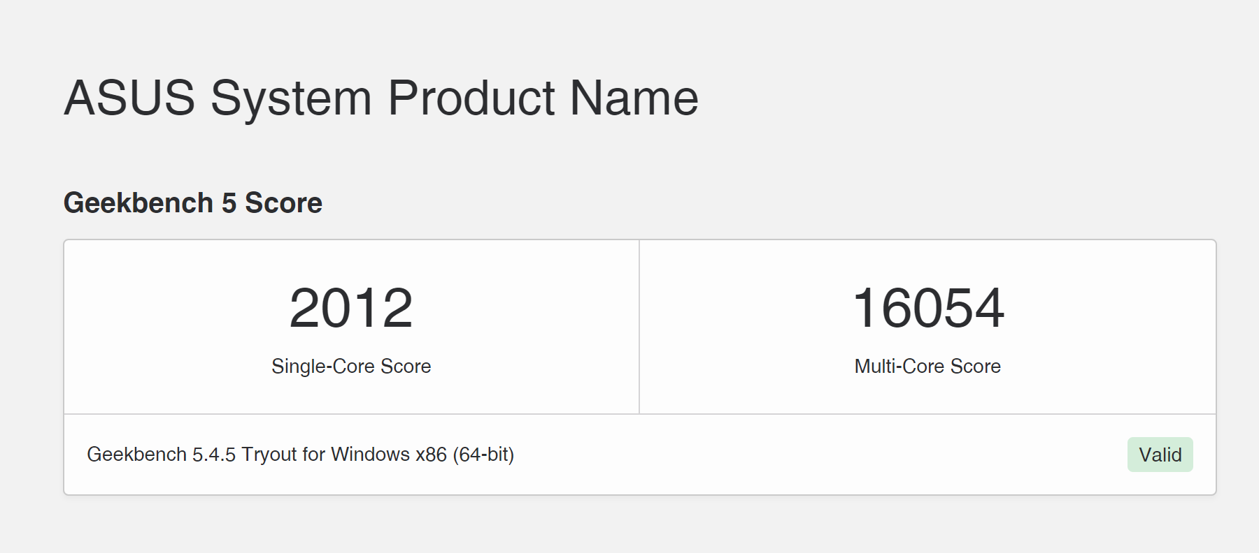 Core i5-13600K Geekbench 5 Score