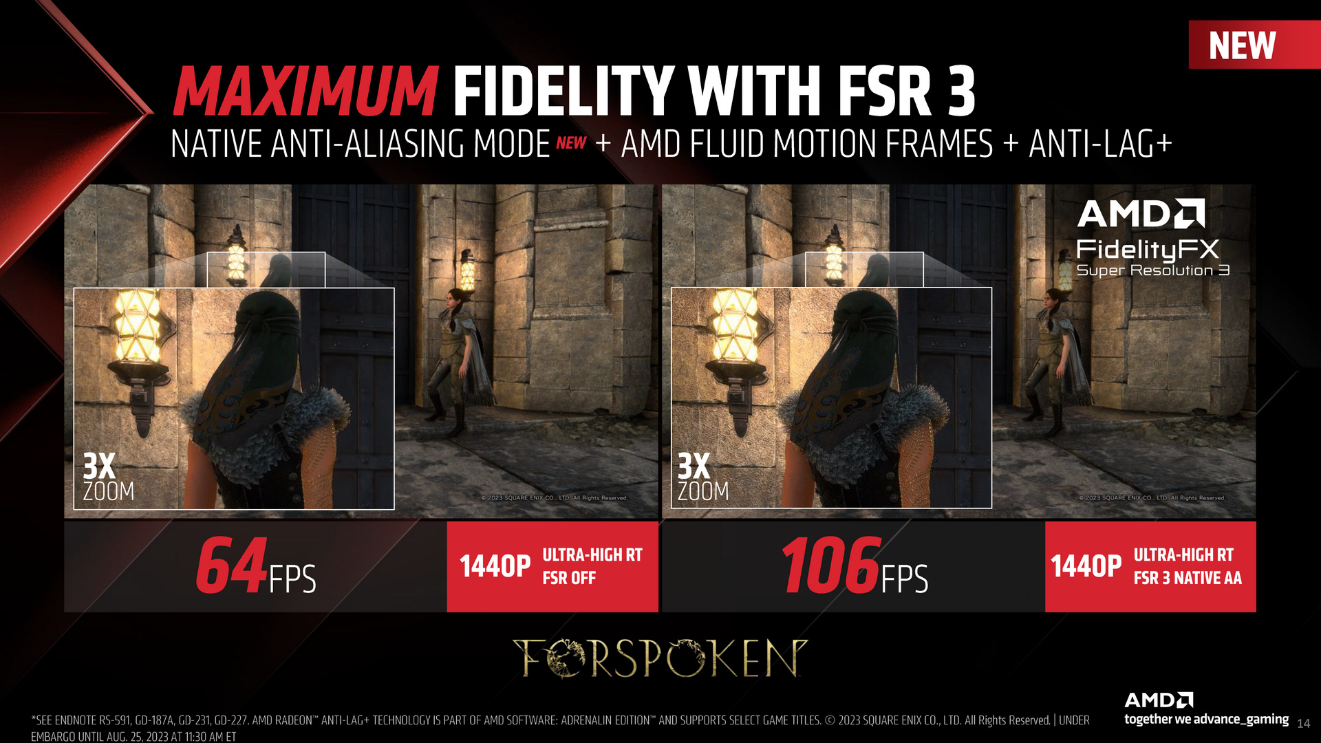 AMD FidelityFX Super Resolution 3 FSR 3