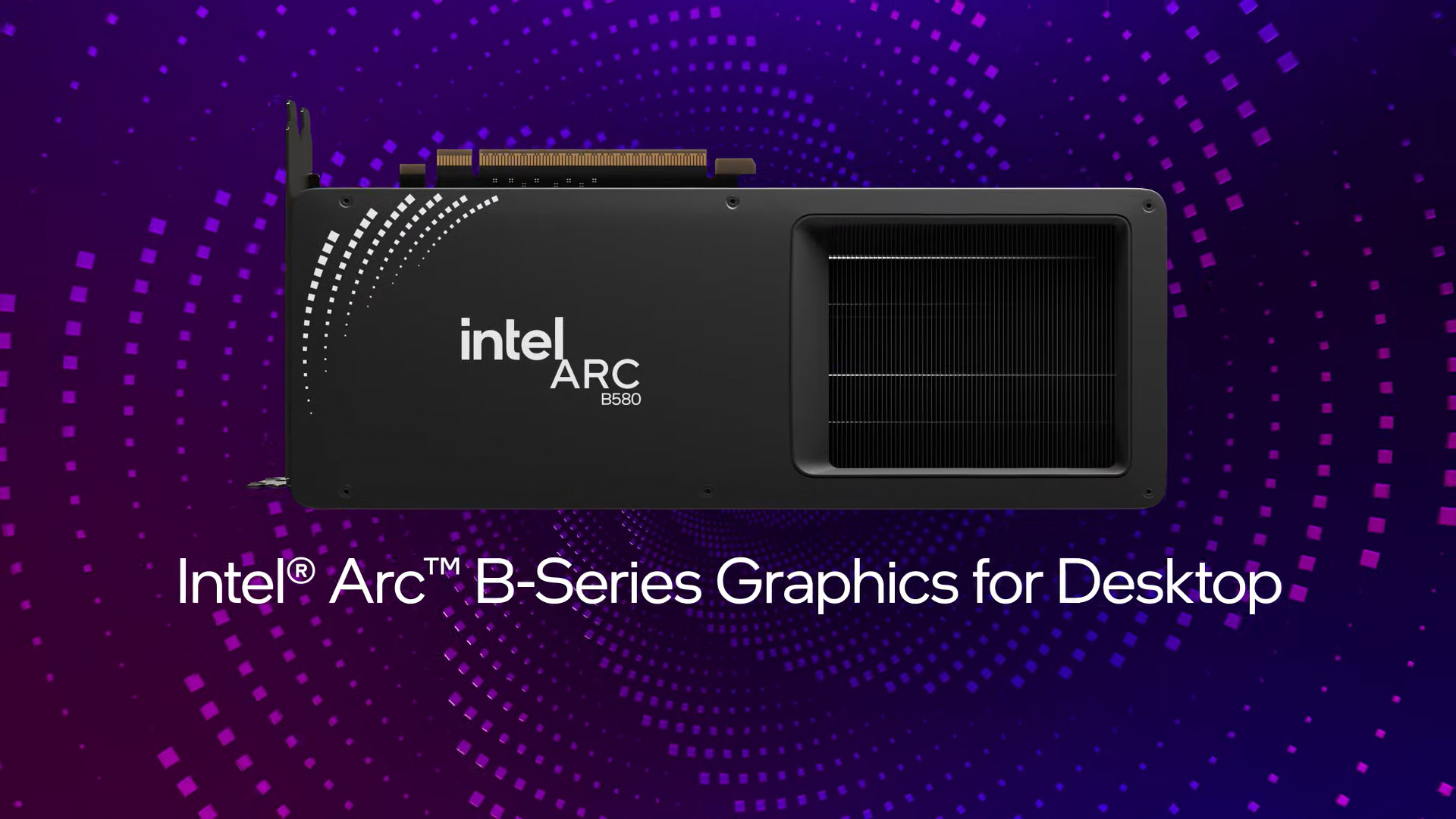 Intel Arc B series GPU