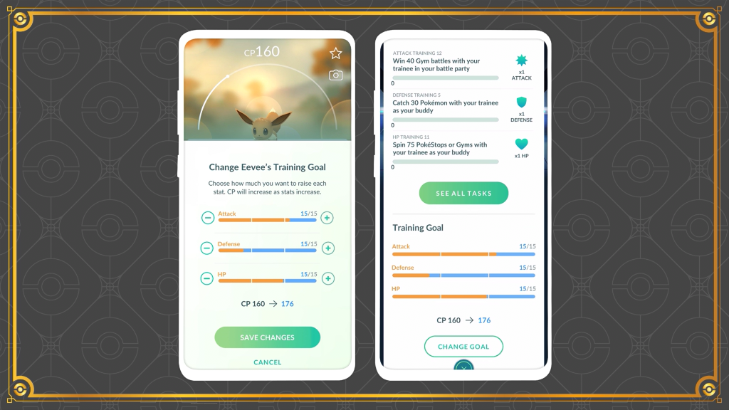 Pokemon GO Gold Bottle Cap Hyper Training