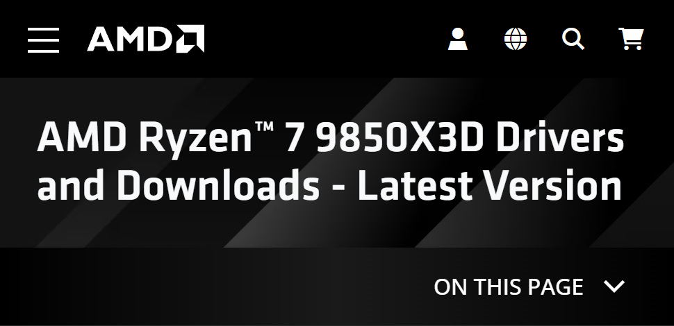 AMD Ryzen 7 9850X3D