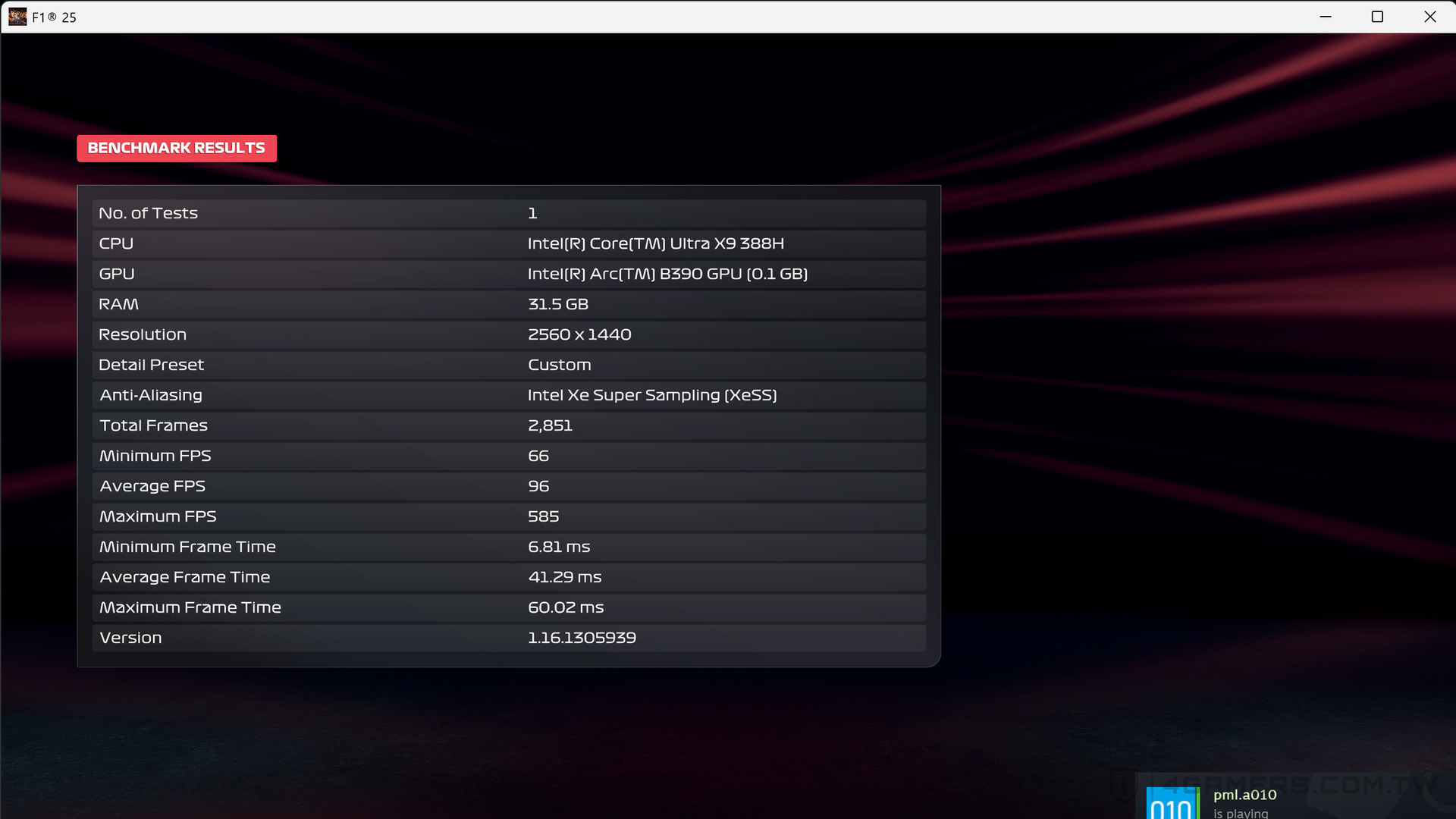 Intel Panther Lake Arc B390