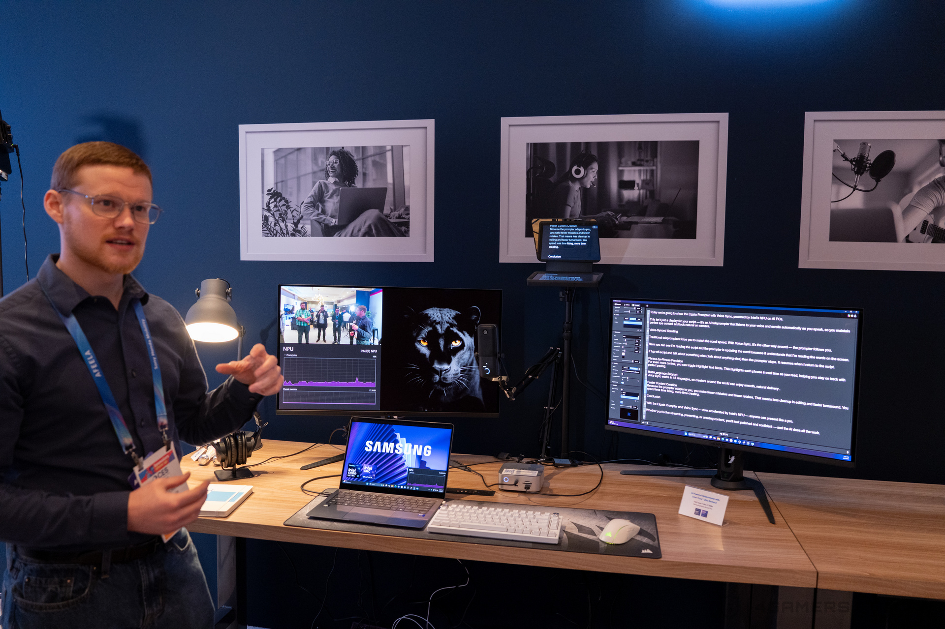 Intel Core Ultra Lounge with Panther Lake