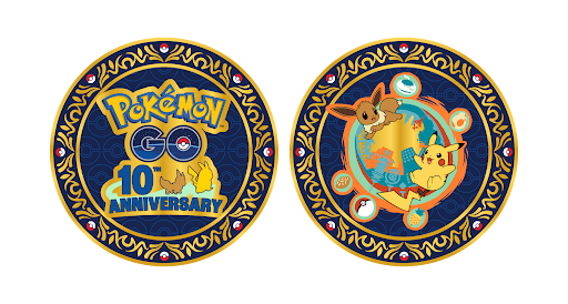 Pokemon GO 10 週年紀念幣