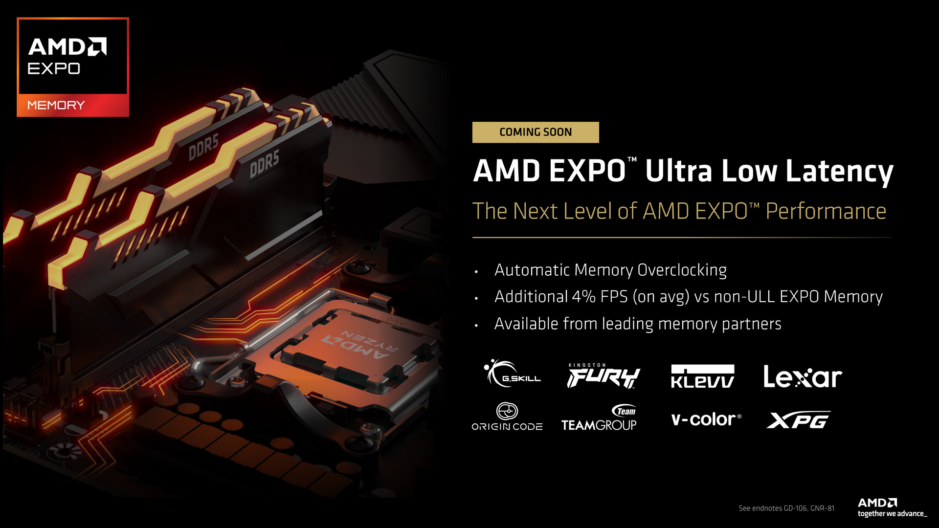 AMD EXPO Ultra Low Latency Memory