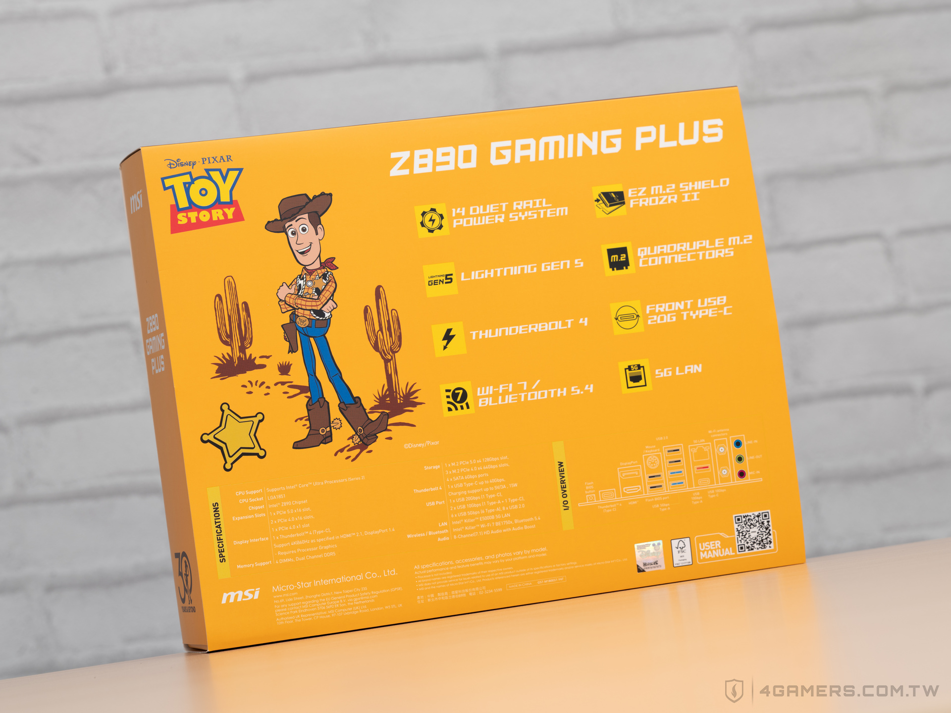 MSI Toy Story 玩具總動員 30 週年