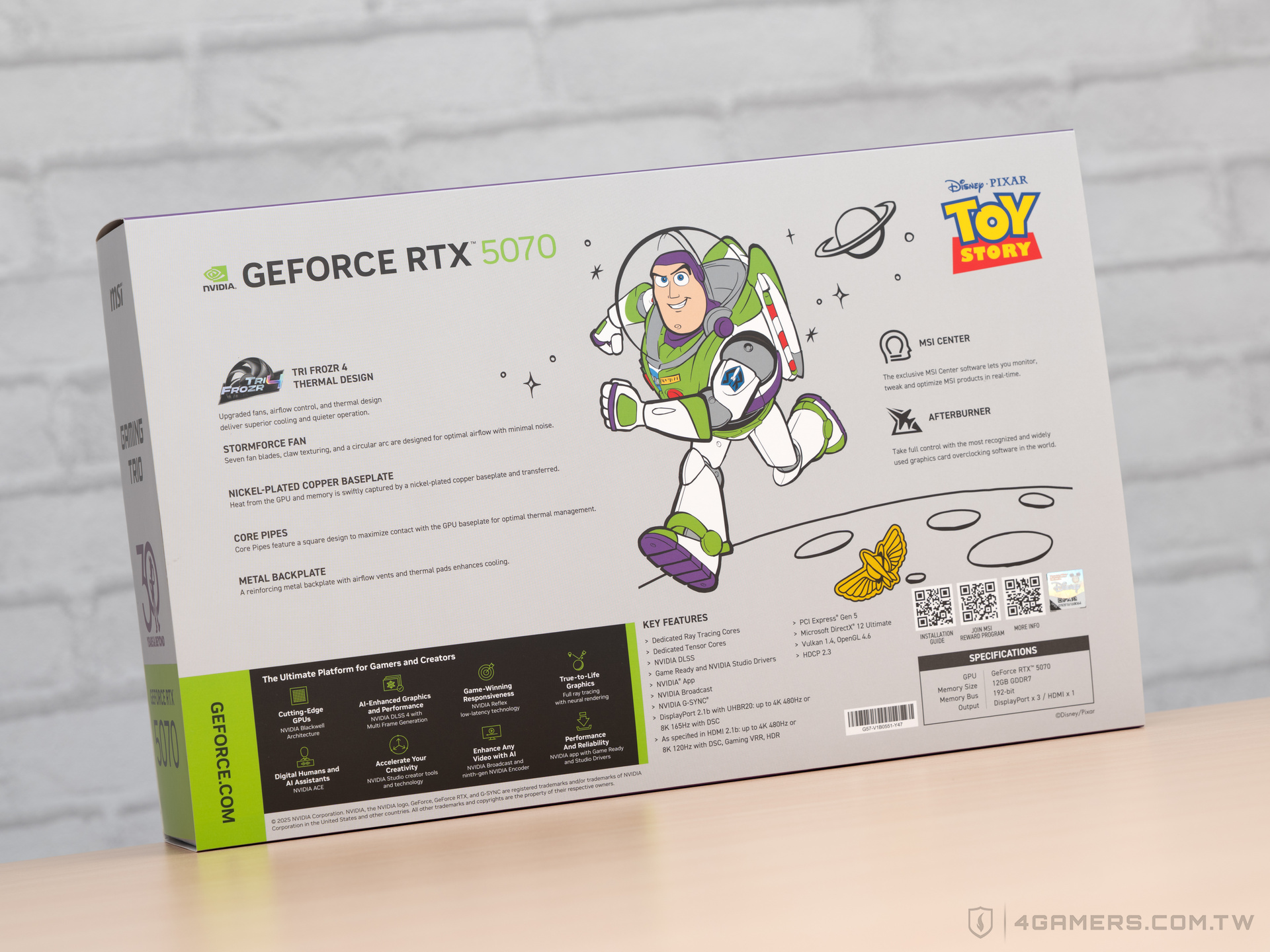 MSI Toy Story 玩具總動員 30 週年