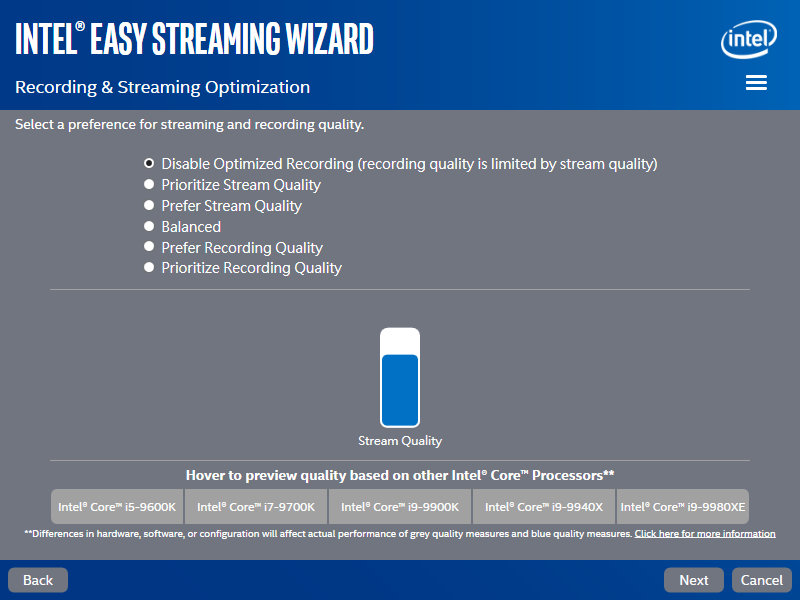 Intel easy streaming wizard что это