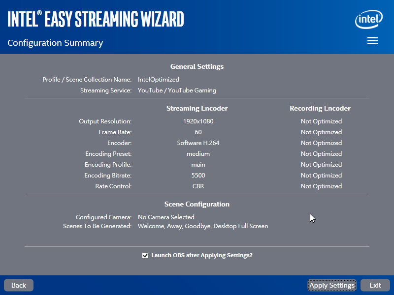 Intel easy streaming wizard что это