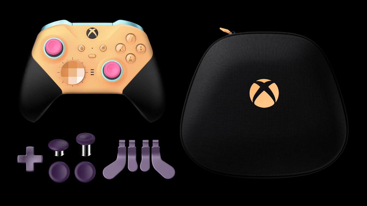 Xbox Design Lab 也針對 Elite 無線控制器 Series 2 提供按板、搖桿、方向鍵與攜帶盒等可替換配件