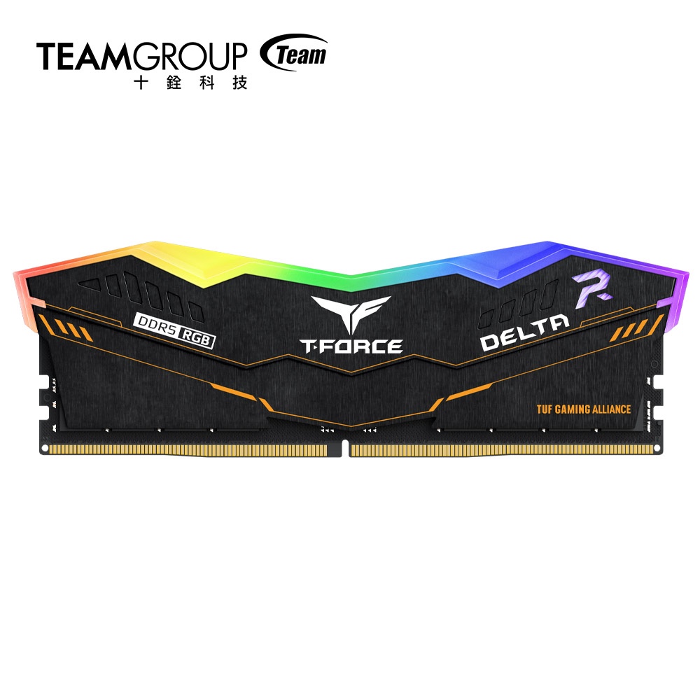 T-FORCE DELTA TUF Gaming Alliance RGB DDR5 桌上型記憶體