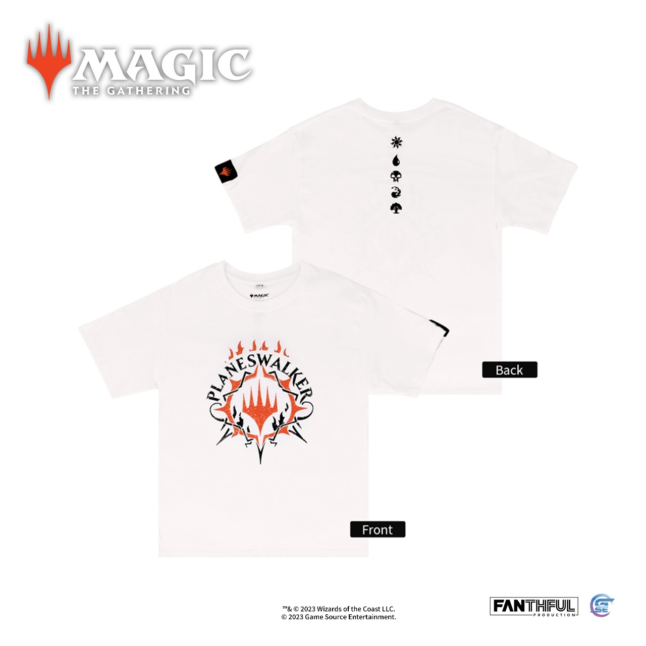 Magic The Gathering_product shot_T-shirt white_04