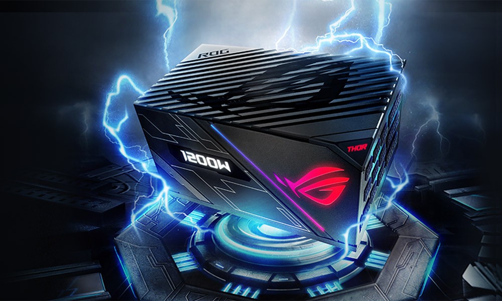 ROG Thor系列電源供應器霸氣登場，OLED面板即時秀出功耗