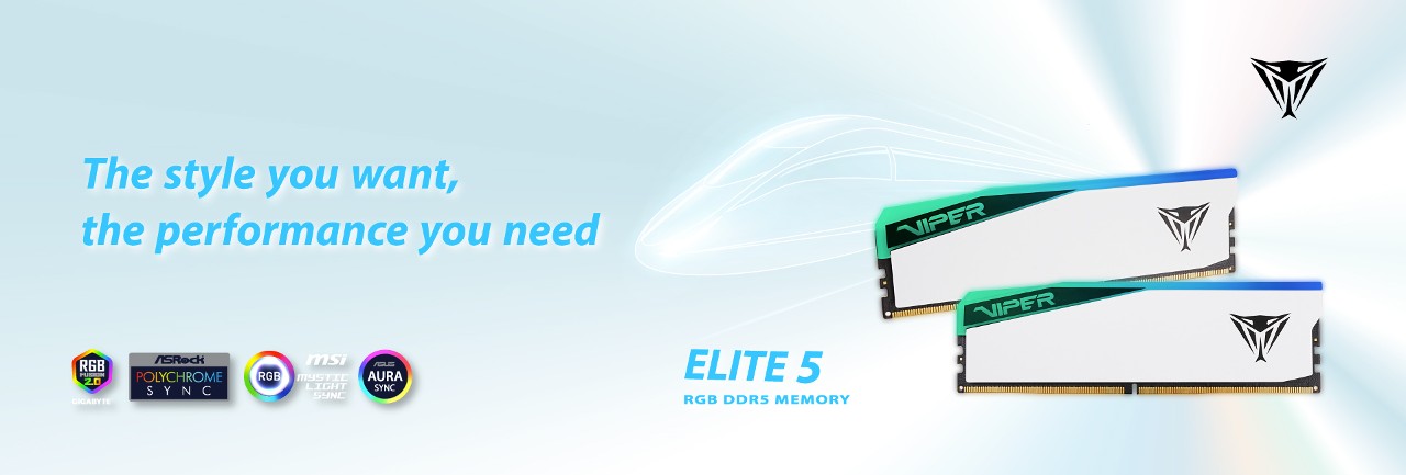 圖說1 - 博帝科技Viper 宣布推出Viper Elite 5  DDR5記憶體系列