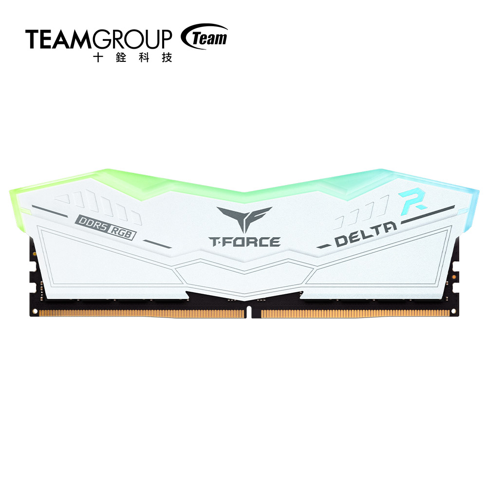 T-FORCE DELTA RGB DDR5 Gaming Memory_White