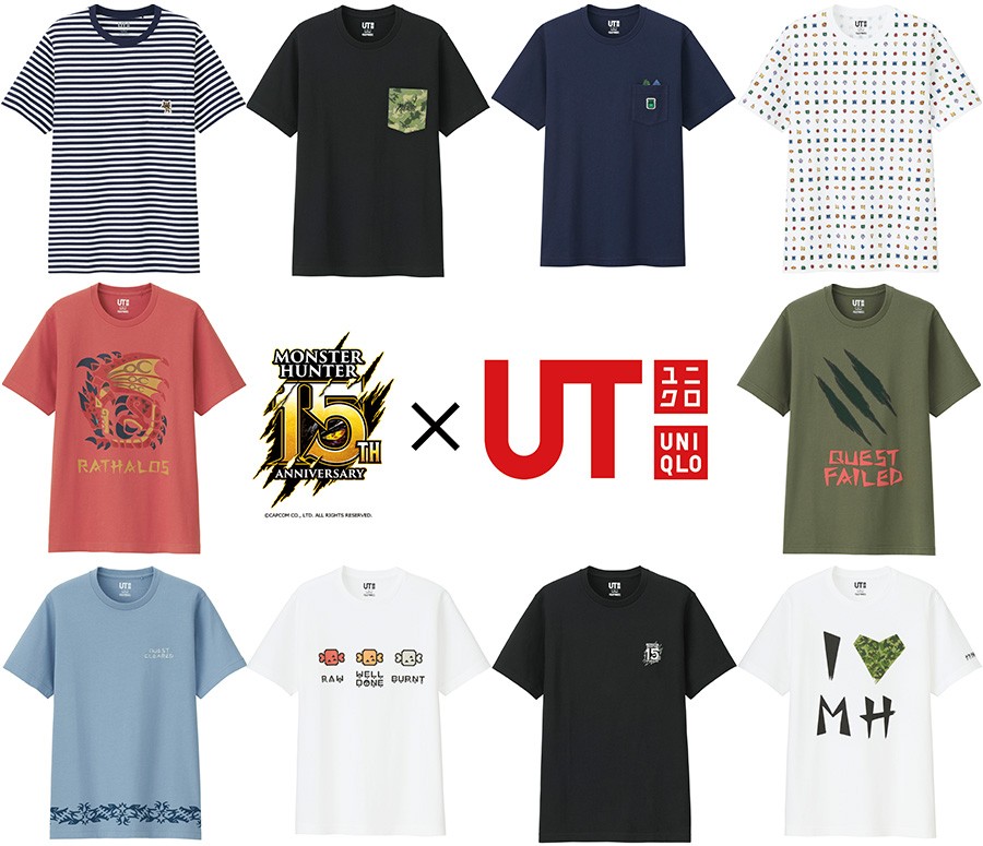 狩友穿新裝 魔物獵人 15週年x Uniqlo Ut T恤台灣15日開賣 上架款全部看 4gamers