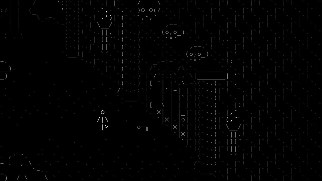 解析度愈低評價愈高《Stone Story RPG》用ASCII字符動畫當美術的冒險RPG 🛡 | 4Gamers