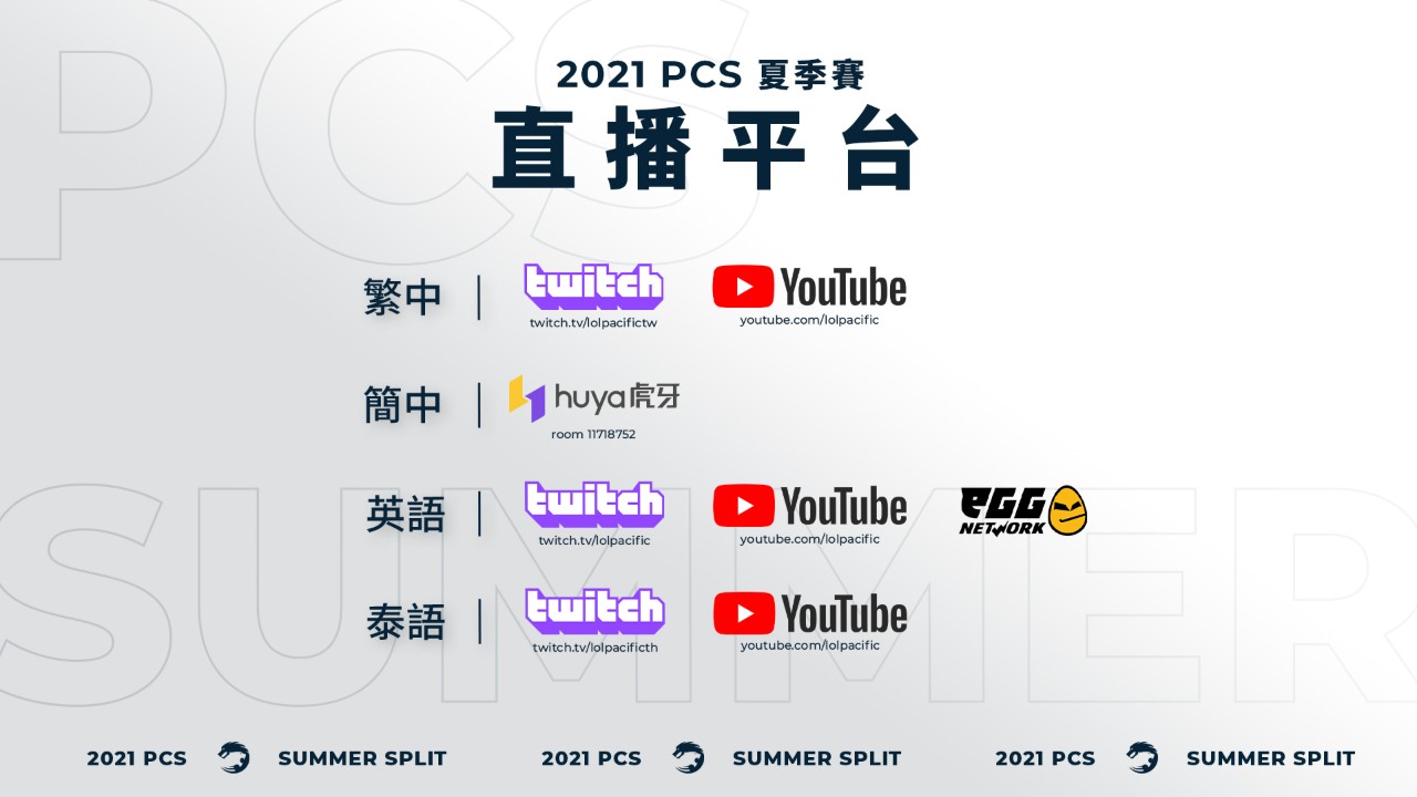 由中國信託銀行贊助的2021 PCS 太平洋職業聯賽夏季賽即將登場-3