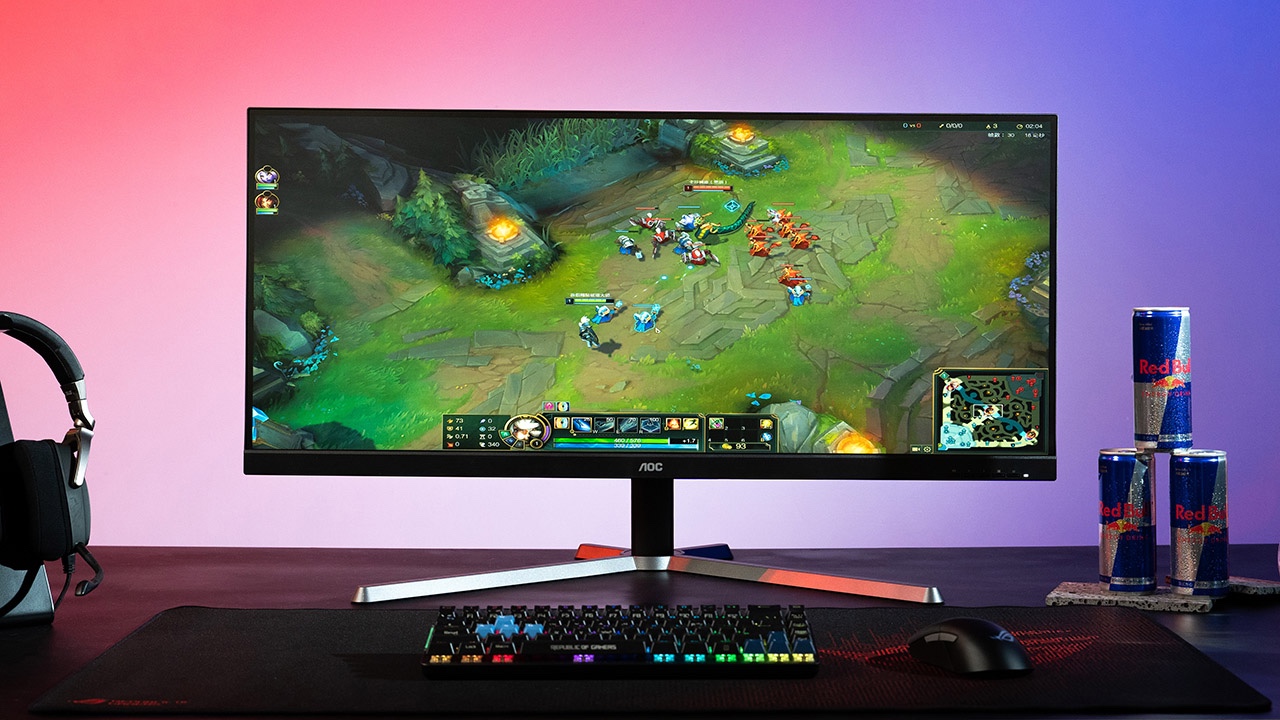 AOC U34G3X 219 144Hz電競螢幕動手玩 4Gamers