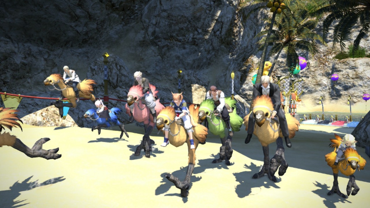 Final Fantasy 14 วิธีเปลี่ยนสี Chocobo ให้มีสีสันตามที่ต้องการ และ ตารางคำนวนไอเทมเปลี่ยนสีต่าง