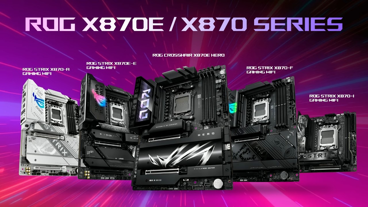 華碩推AMD X870E、X870晶片組主機板系列，NitroPath技術讓DDR5更穩更快速 | 4Gamers