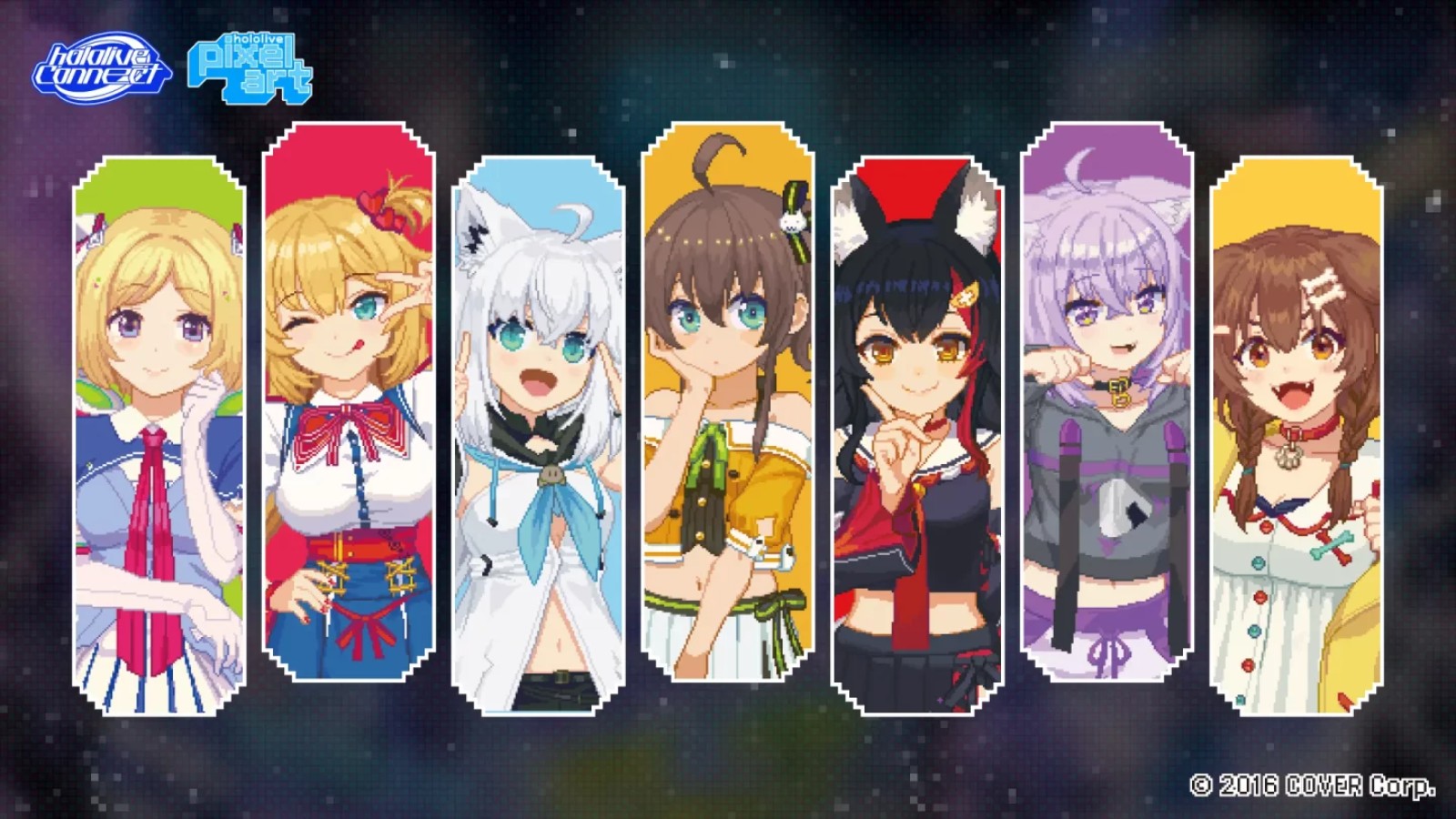 hololive Connect第二彈服飾開賣，Gamers與一期生變可愛像素圖