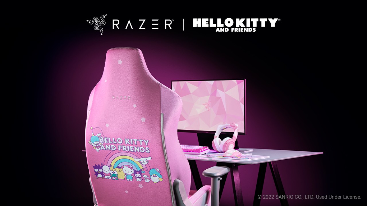 Razer joins hands with Sanrio to launch Hello Kitty and Friends pink and white gaming gear set for sweet gamers. thumbnail