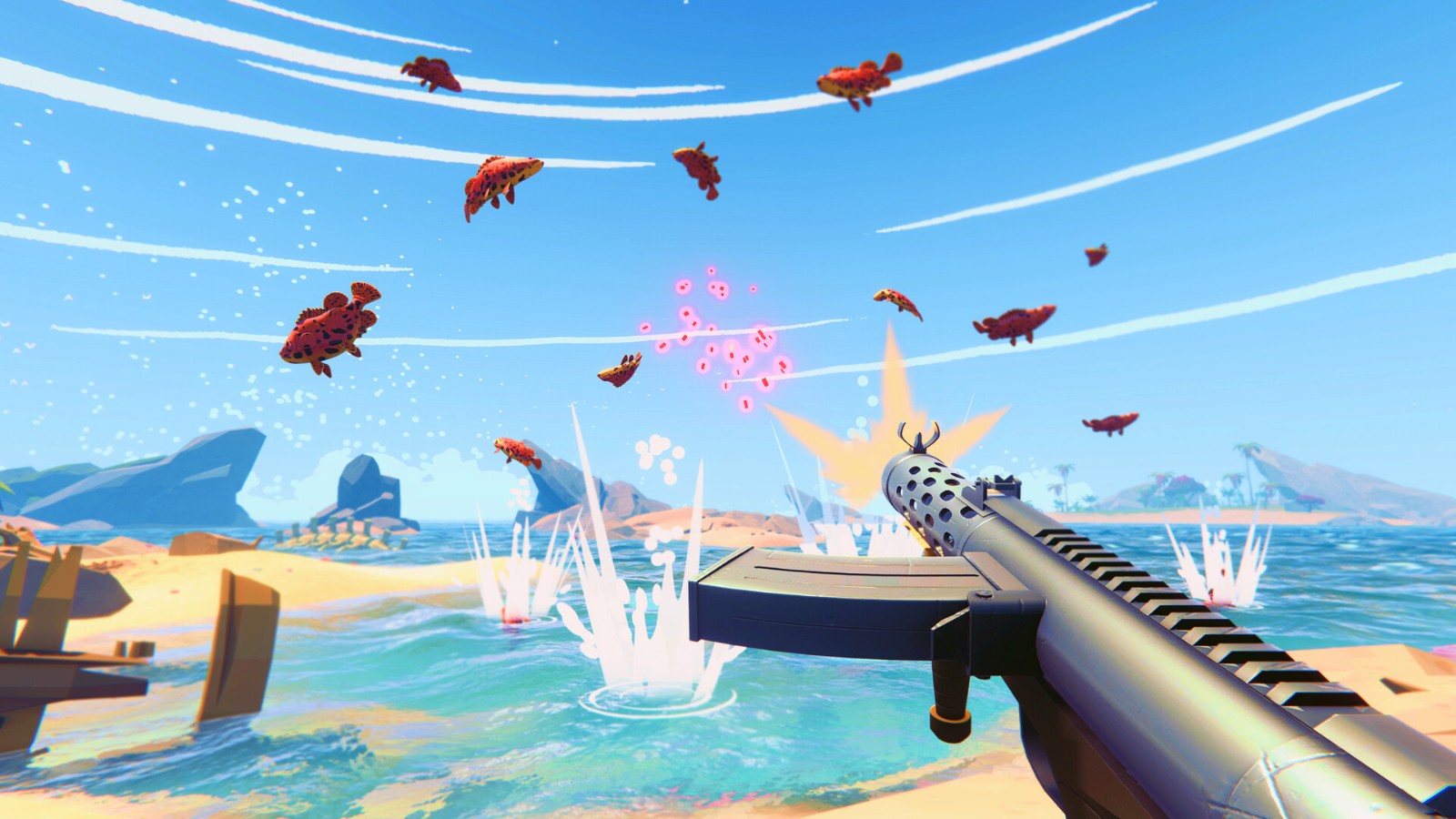 才沒有浪費子彈！4人腦洞釣魚射擊《Fish Hunters》Steam試玩版上線