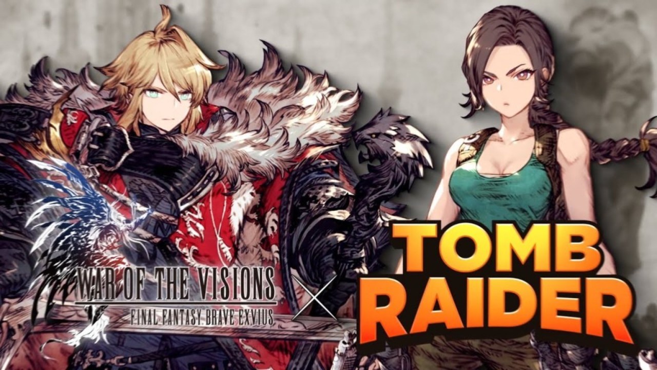 Final Fantasy Brave Exvius Announces Tomb Raider Collaboration Starting Today  With a special character gacha Lara Croft and many bonus prizes. thumbnail