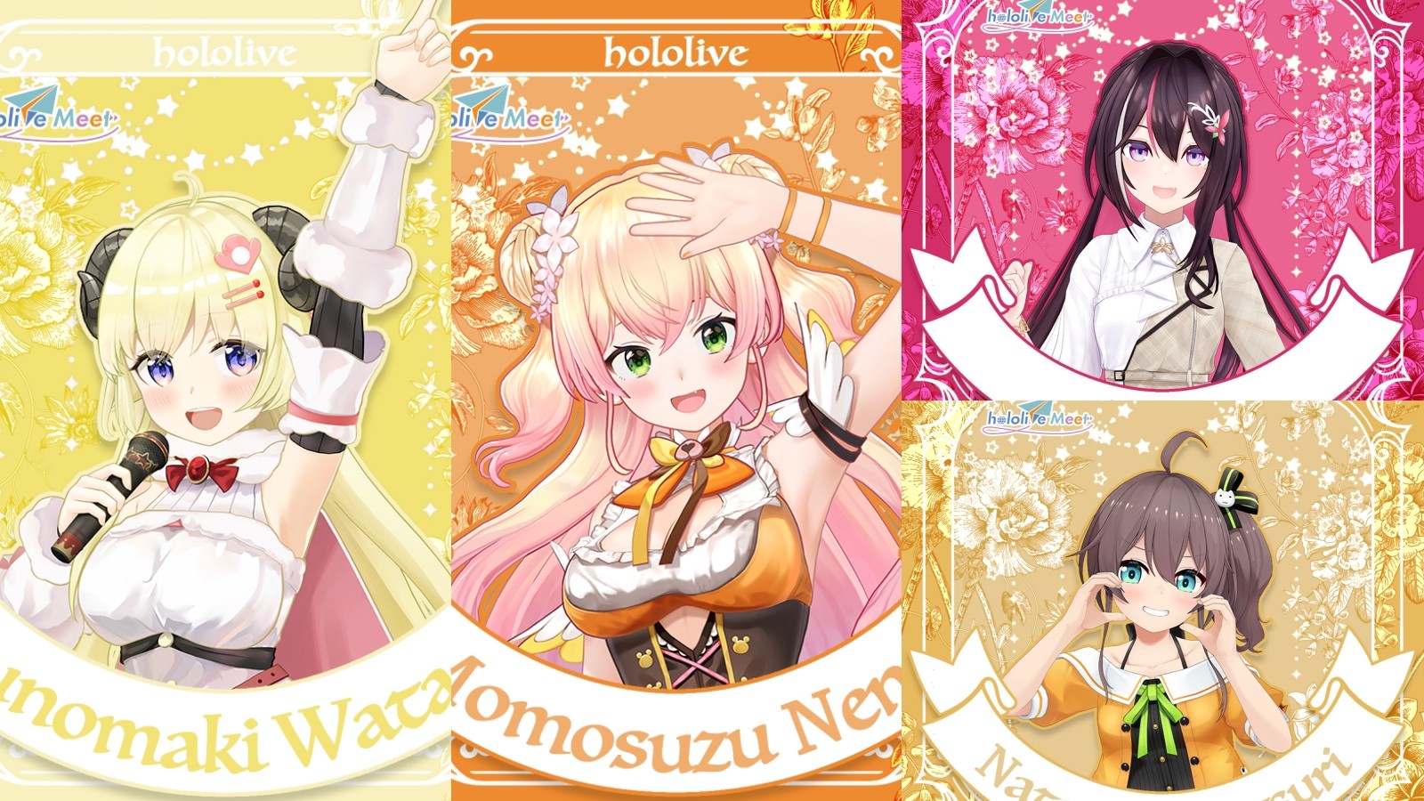 hololive Meet台北場9月桃鈴音音將與夏色祭同台，角卷綿芽和AZKi一組