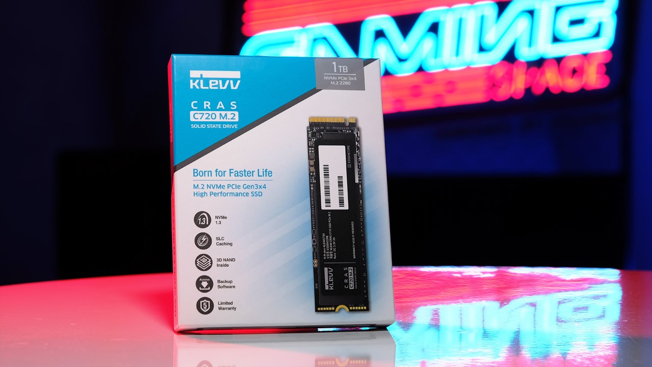這速度很可以! 高速傳輸效能再進化- 科賦KLEVV CRAS C720 M.2 NVMe固態