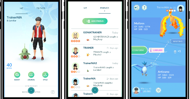 Pokemon Go 將推朋友與交易功能 可互相贈禮並交換傳說寶可夢 4gamers