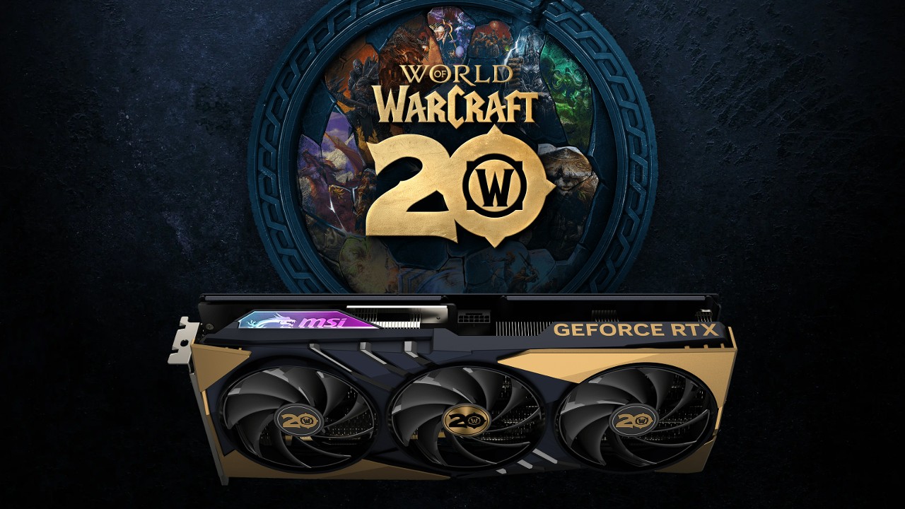 Have a good time 20 Years of Journey: MSI Unveils Restricted Version World of Warcraft NVIDIA GeForce RTX 4070 SUPER Graphics Card
