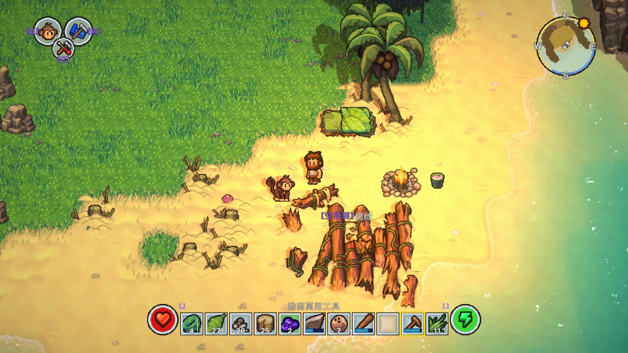 像素孤島生存🐵《The Survivalists》Steam免費試玩開跑，支援多人連線開島| 4Gamers